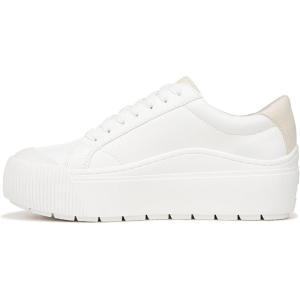 Dr. Scholl’s Womens Time Off Max Platform Sneaker(White Smooth)