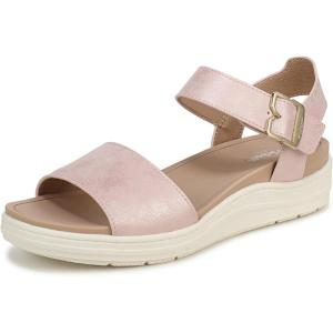 Dr.Scholl’s SHOES womens Time Off Sky(Blush Pink Metallic)