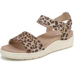 Dr.Scholl’s SHOES womens Time Off Sky(Leopard Animal Print)