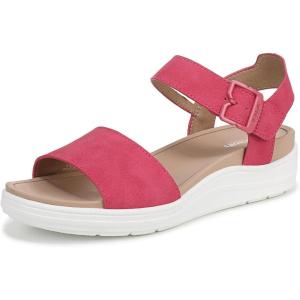 Dr.Scholl’s SHOES womens Time Off Sky(Pink Punch Faux Leather)