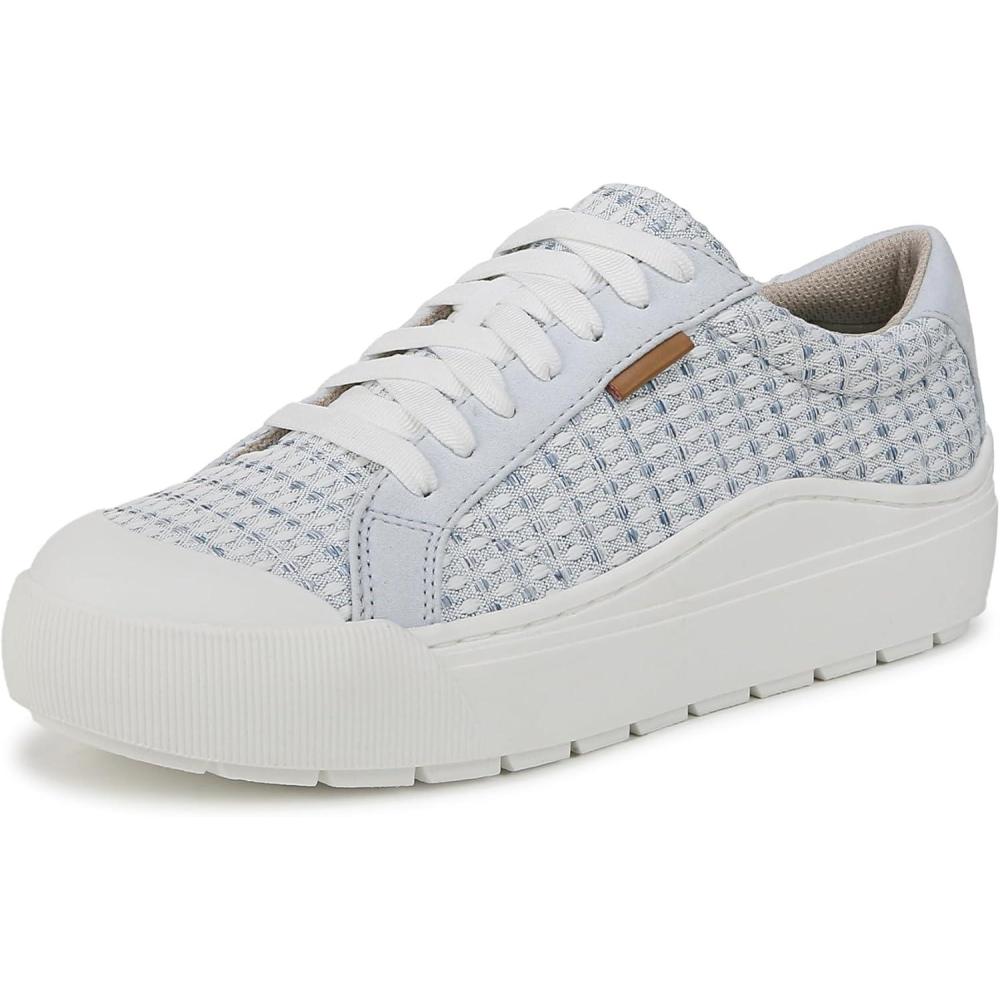 image:imageDr Scholls Womens Time Off Sneaker Powder Blue Fabric 8 W