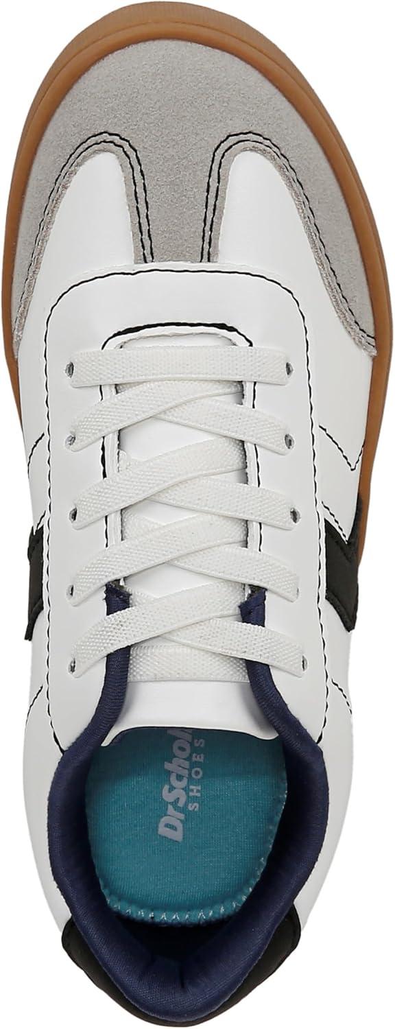 image:imageDr Scholls Youth Girls Madison Play Kids Sneaker White Grey Smooth