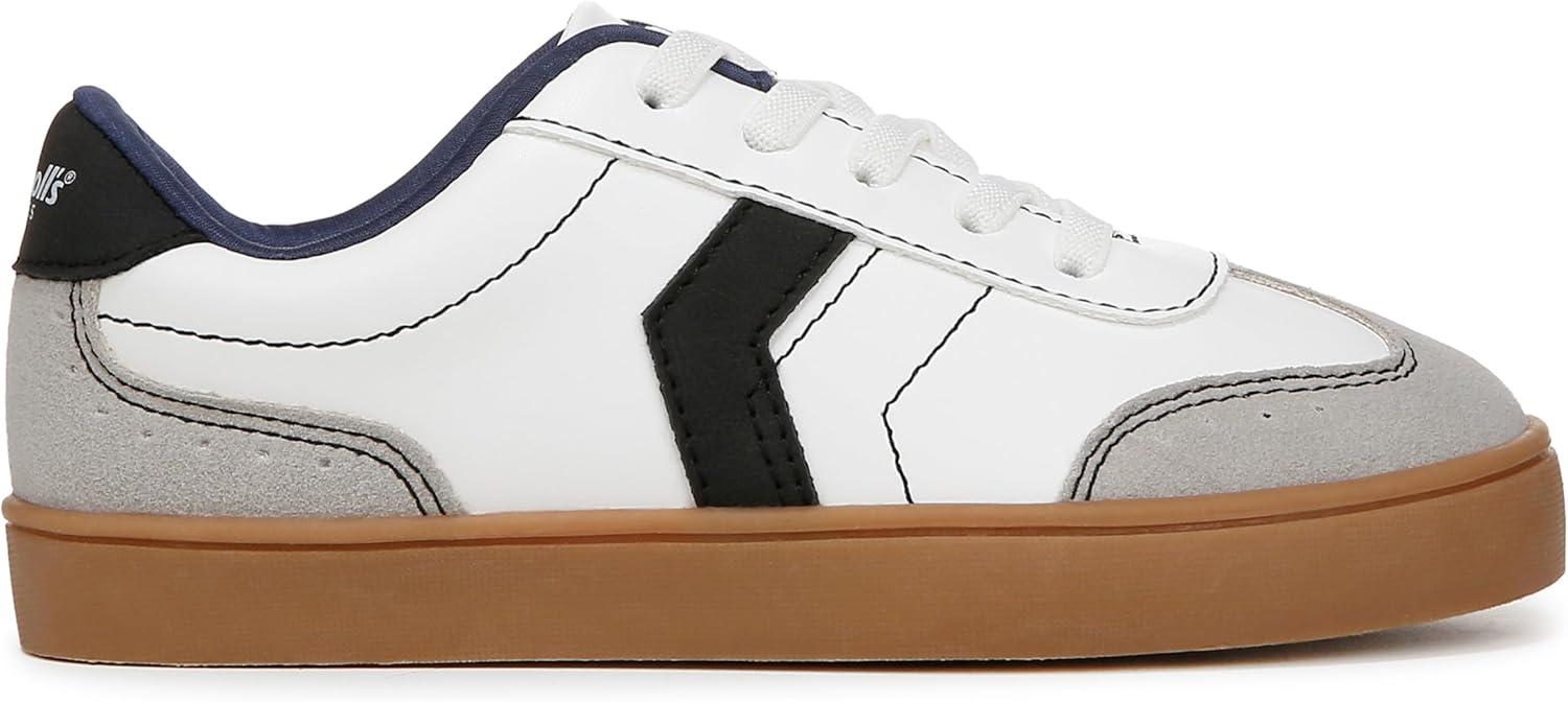 image:imageDr Scholls Youth Girls Madison Play Kids Sneaker White Grey Smooth