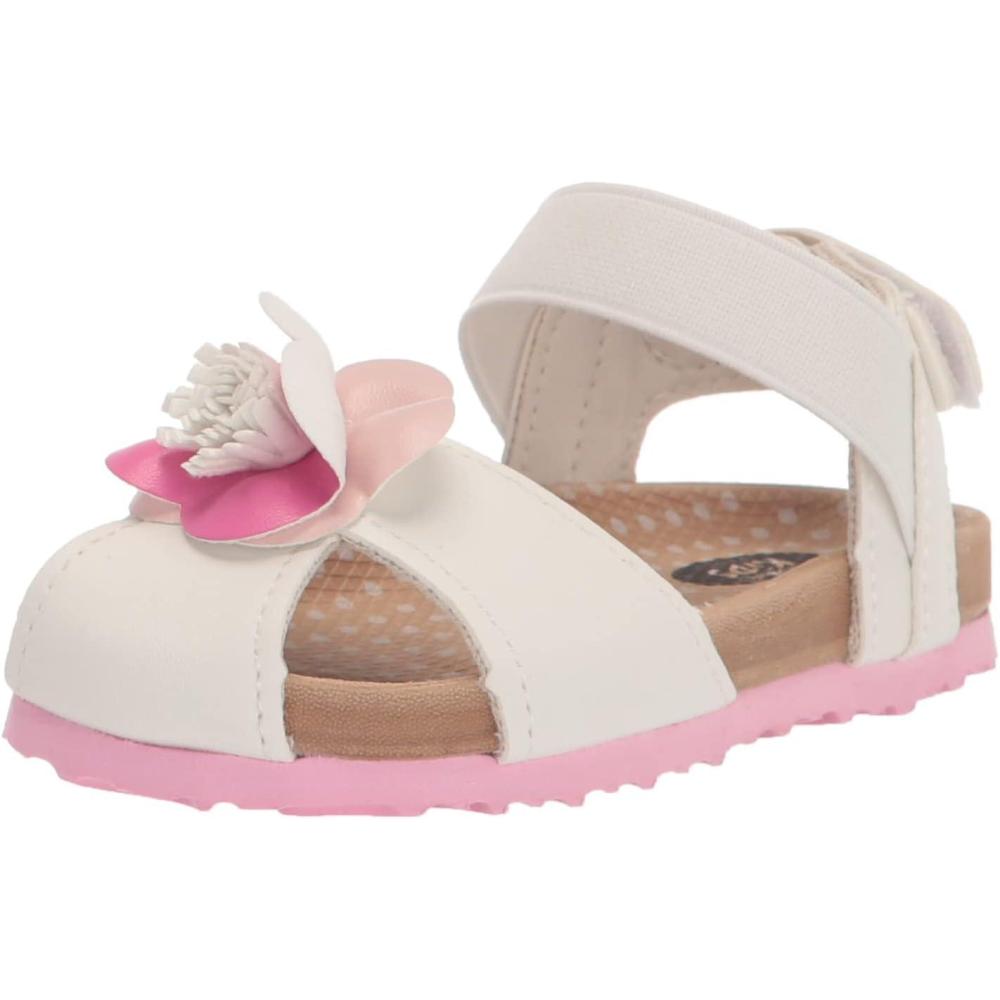 image:imageDr Scholls Girls Islandflower Strappy Sandal FlatWhite
