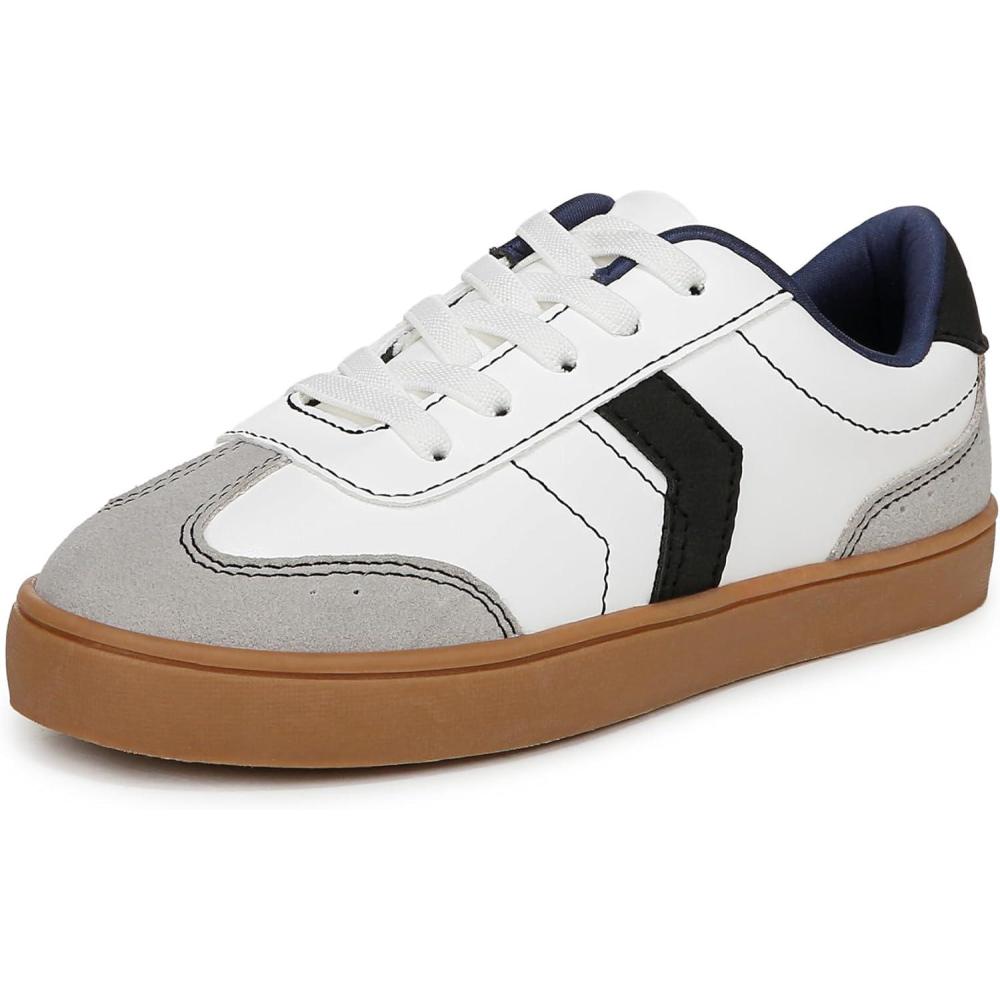 image:imageDr Scholls Youth Girls Madison Play Kids Sneaker White Grey Smooth