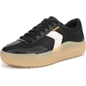 Dr. Scholl’s Womens Time Off Win Sneaker Black Snake 10 W