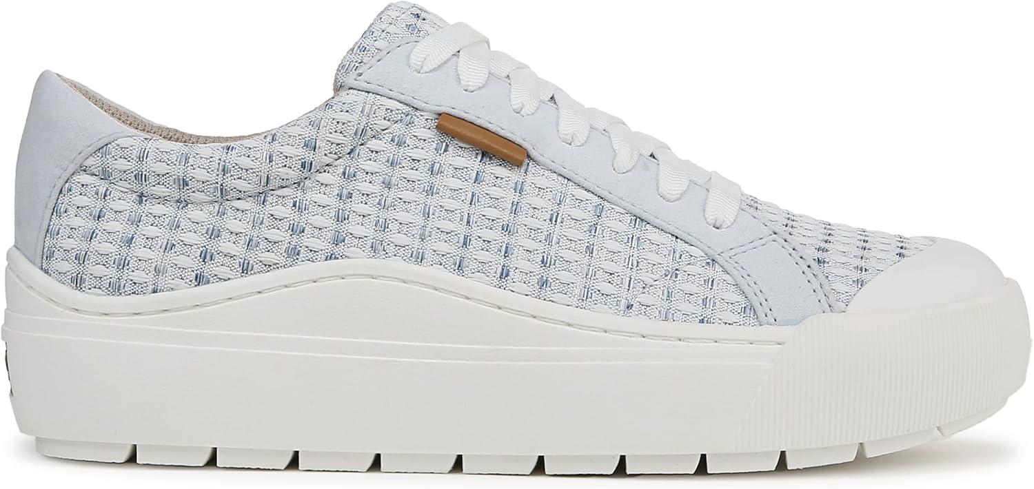 image:imageDr Scholls Womens Time Off Sneaker Powder Blue Fabric 65 M