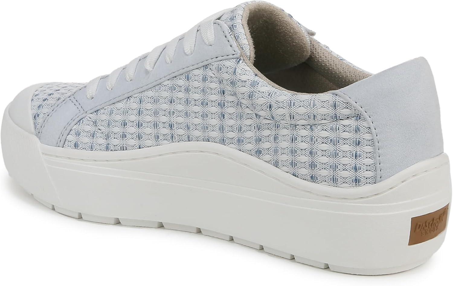 image:imageDr Scholls Womens Time Off Sneaker Powder Blue Fabric 65 M
