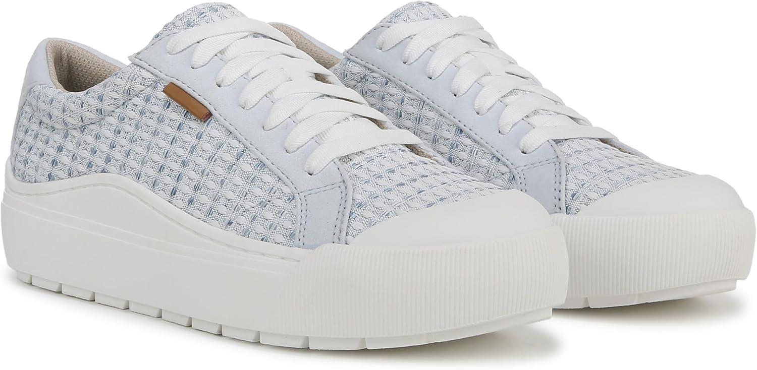 image:imageDr Scholls Womens Time Off Sneaker Powder Blue Fabric 65 M