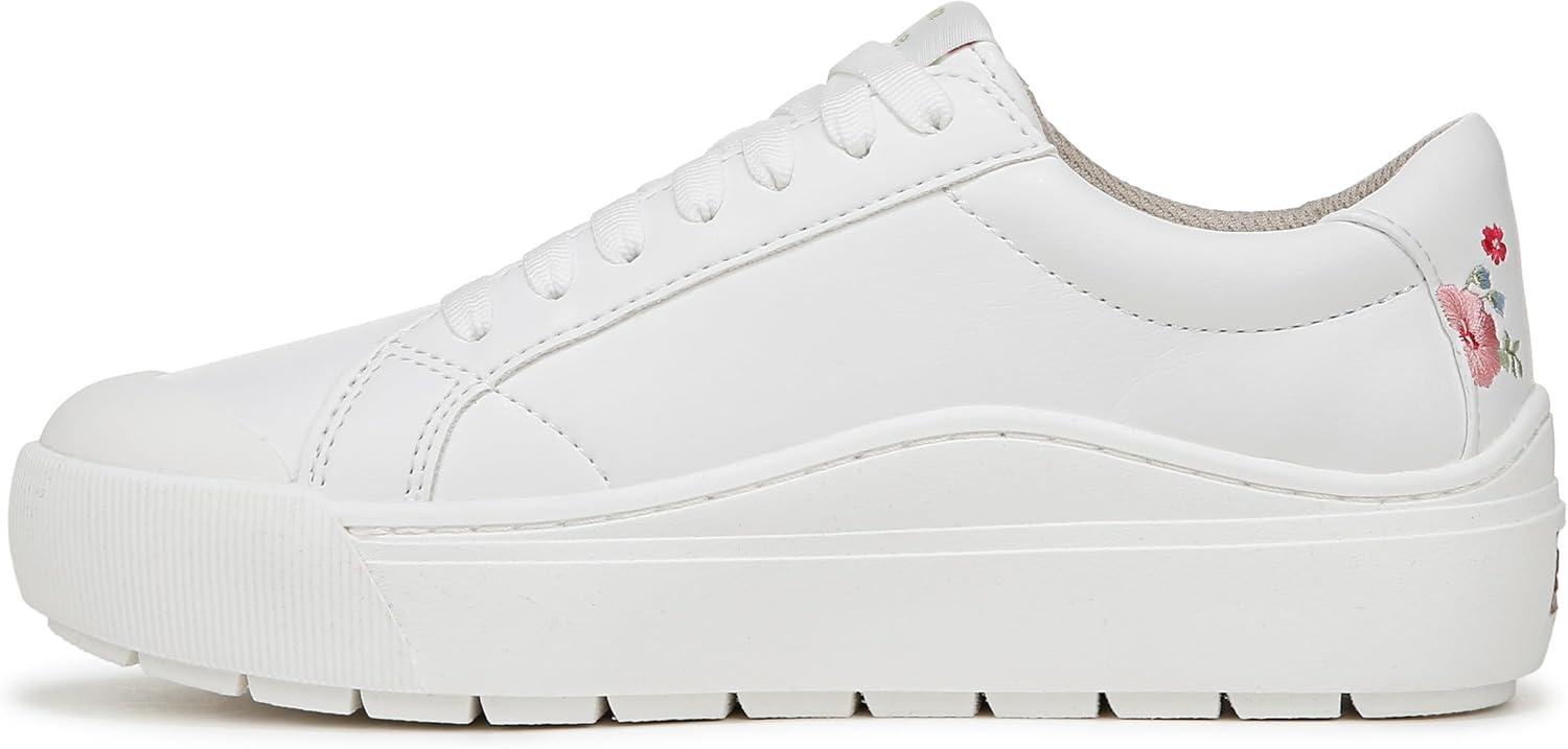 image:imageDrScholls SHOES Womens Time Off GoWhite Floral Embroidery