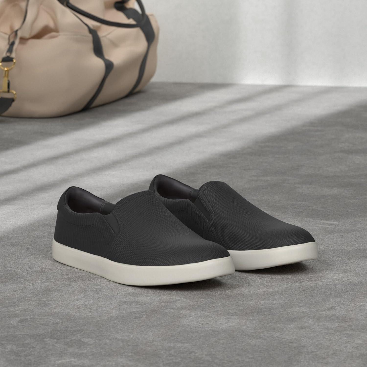 image:imageDr Scholls Shoes Womens Madison Slip On Fashion Sneaker Black Larsen 85 Wide