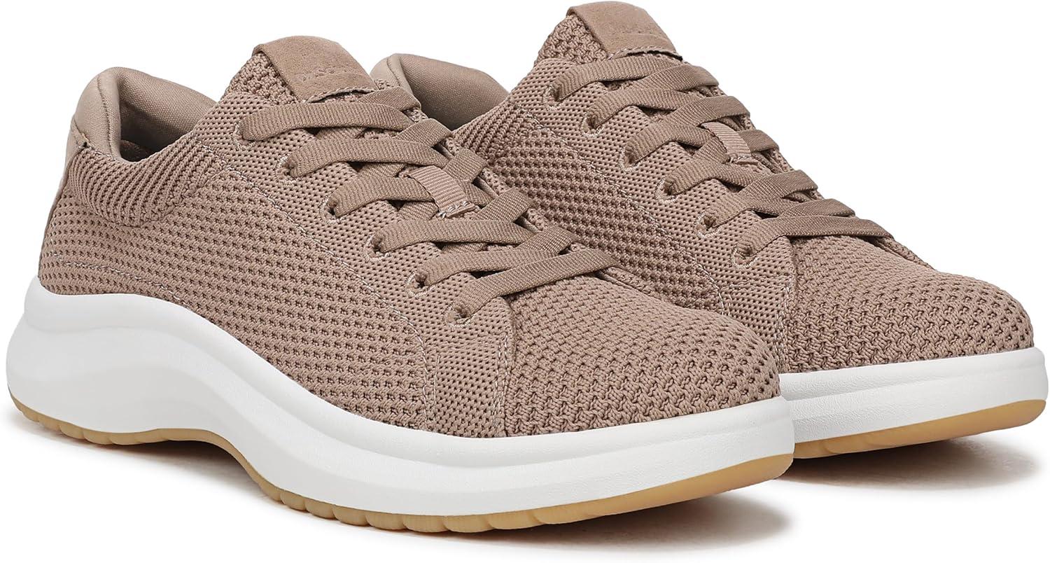 image:imageDrScholls Shoes Womens Feel Nice Plantar FasciitisToasted Taupe Knit Microfiber