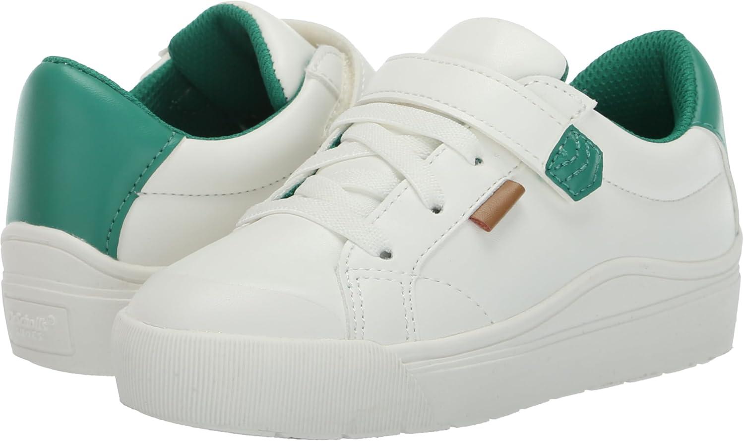 image:imageDr Scholls BabyBoys Time Off Toddler SneakerWhiteGreen Smooth