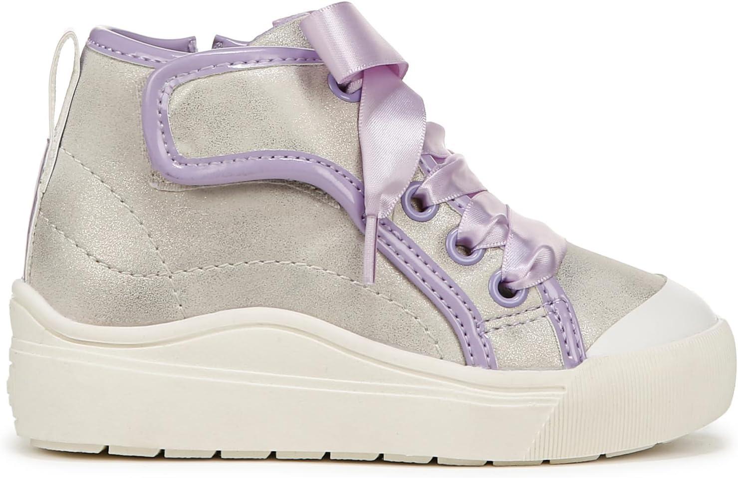 image:imageDr Scholls BabyGirls Classic SneakerSilver Grey Metallic