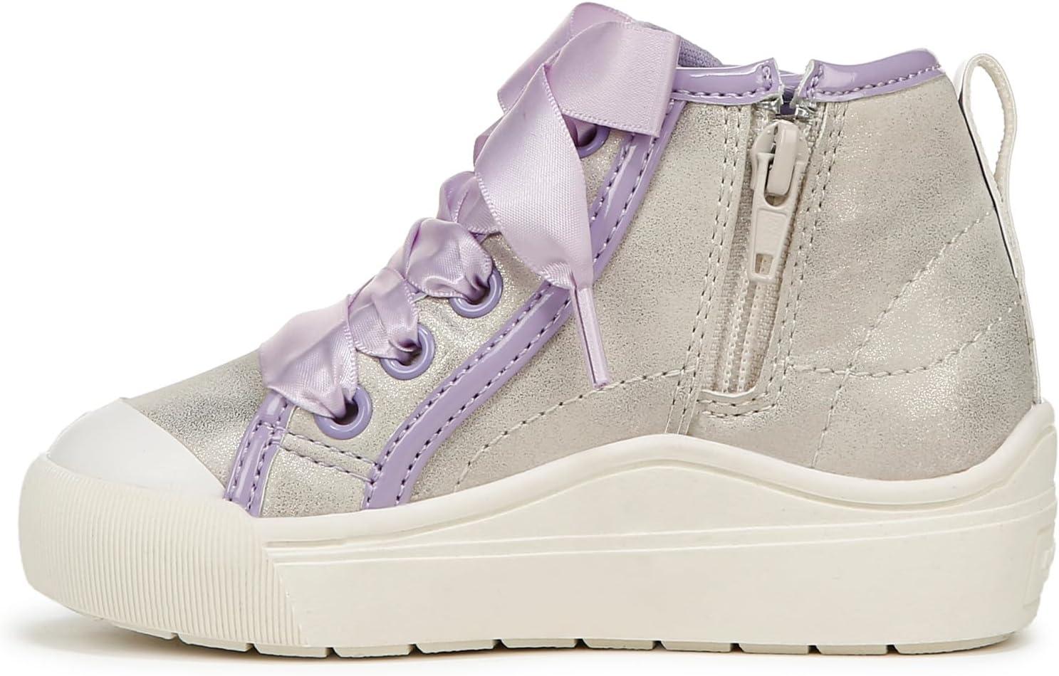 image:imageDr Scholls BabyGirls Classic SneakerSilver Grey Metallic