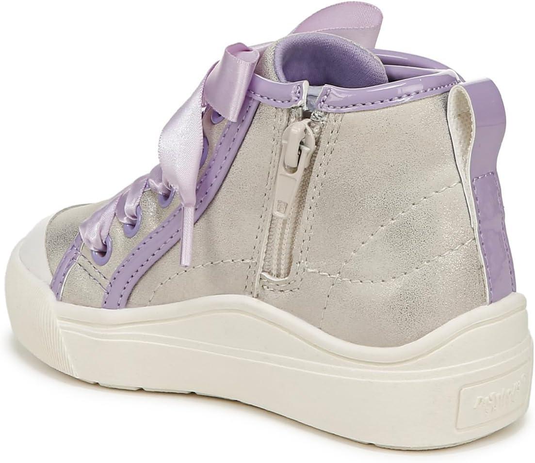 image:imageDr Scholls BabyGirls Classic SneakerSilver Grey Metallic