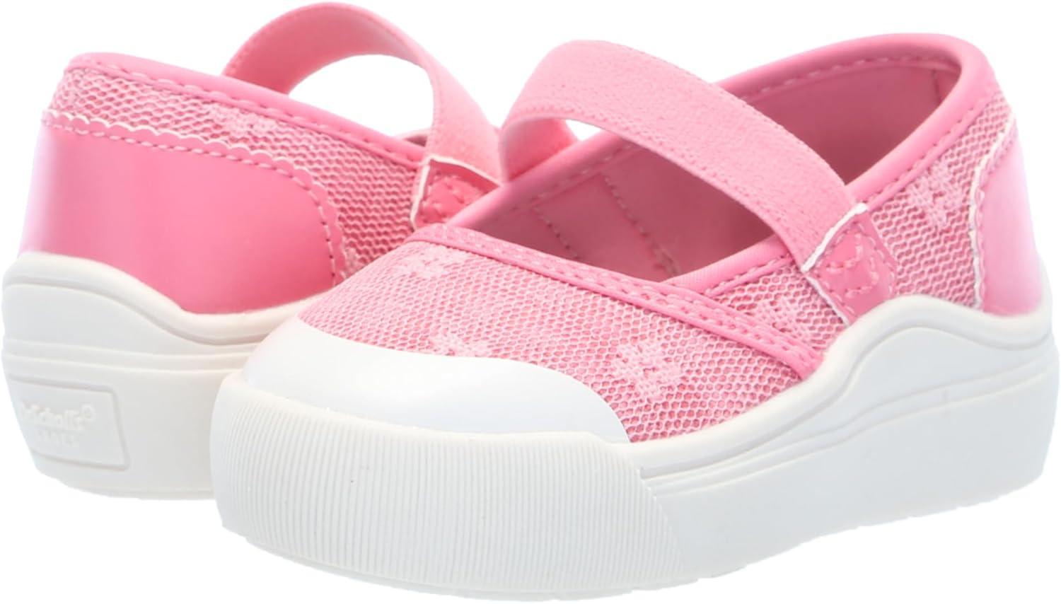 image:imageDr Scholls BabyGirls Mary JaneHot Pink Floral Mesh