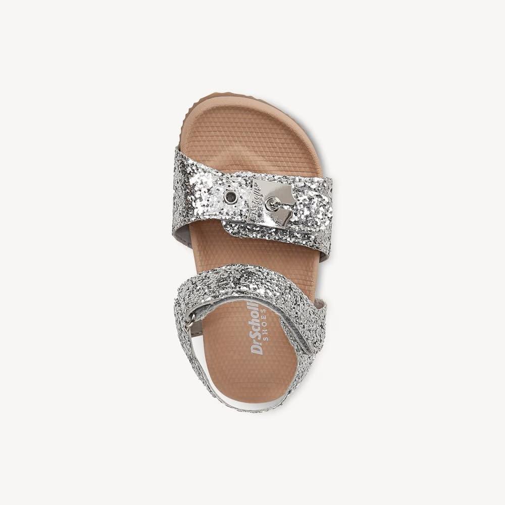 image:imageDr Scholls babygirls Original Toddler Flat SandalSilver Glitter