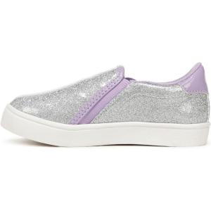 Dr. Scholl’s Infant Madison Toddler Slip On Sneaker Silver Grey Glitter 5 M