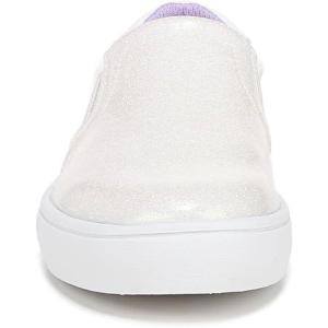 Dr. Scholl’s Shoes Madison Kids Slip On Sneaker White Glitter 2 M