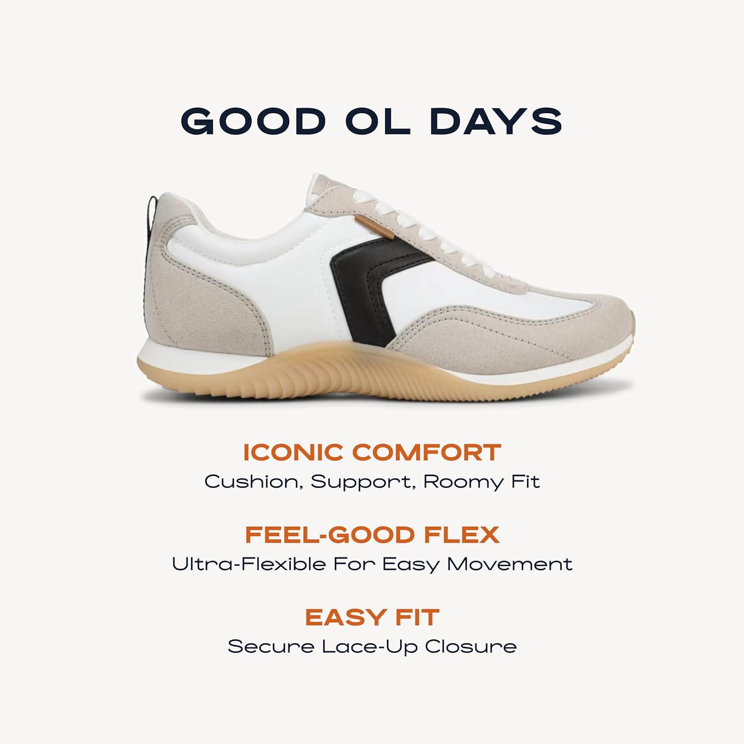 image:imageDr Scholls Shoes Womens Good Ol DaysWhiteBlackGrey