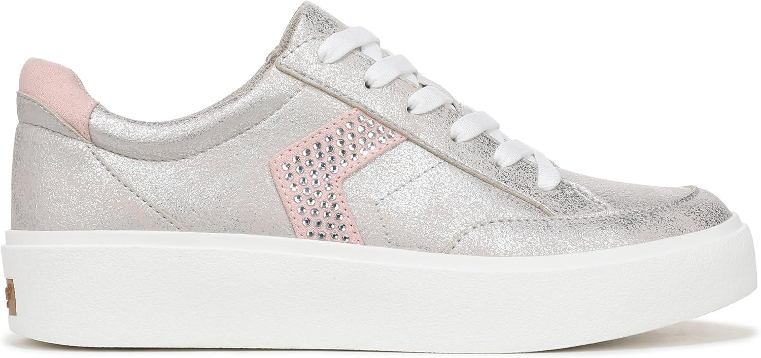 image:imageDr Scholls Women Madison LaceSilverPink Metallic Sparkle