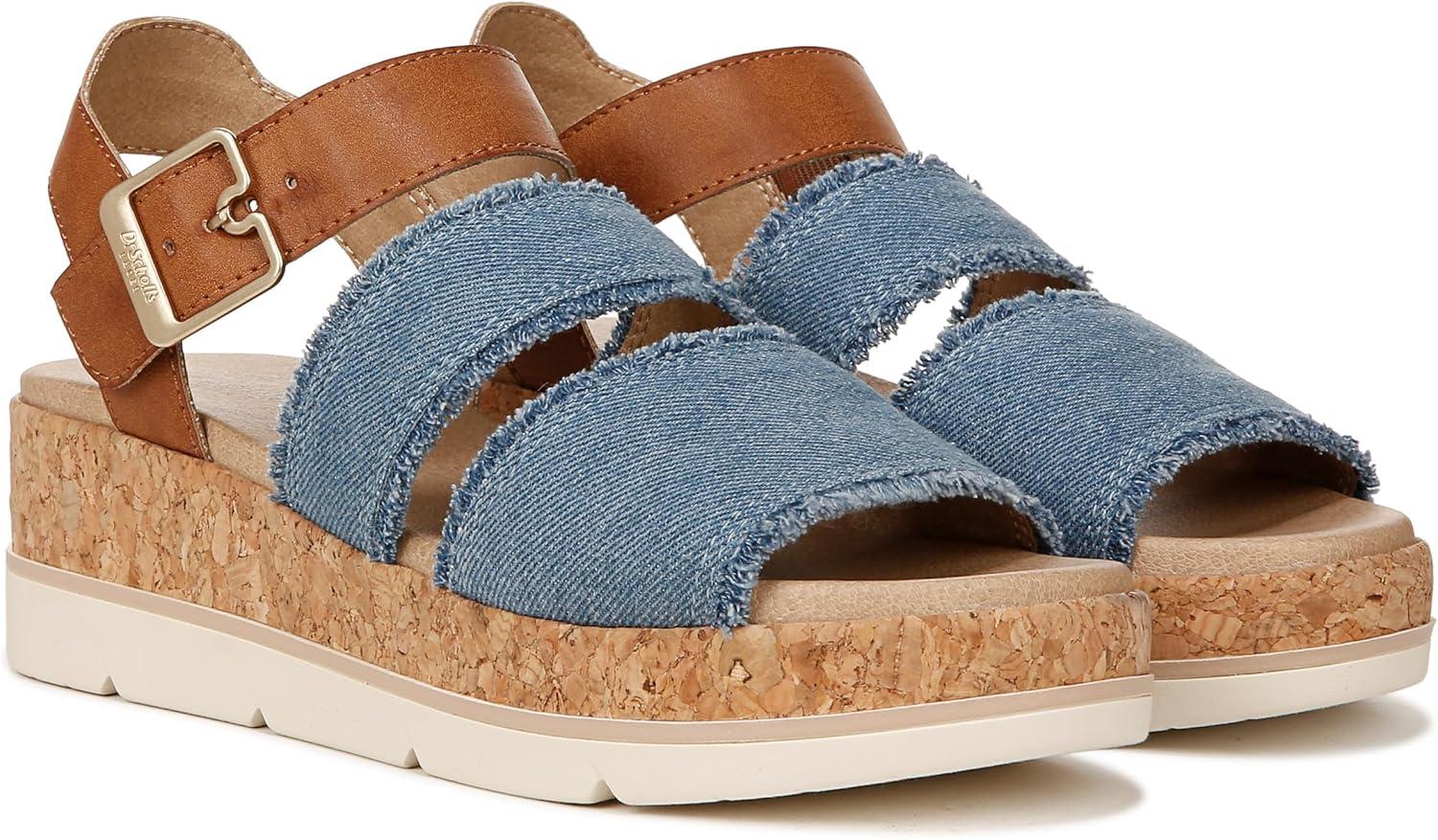 image:imageDr Scholls Shoes Womens Once TwiceBlue DenimCork