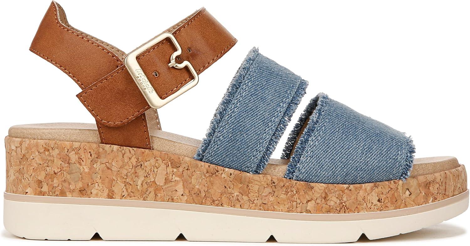 image:imageDr Scholls Shoes Womens Once TwiceBlue DenimCork
