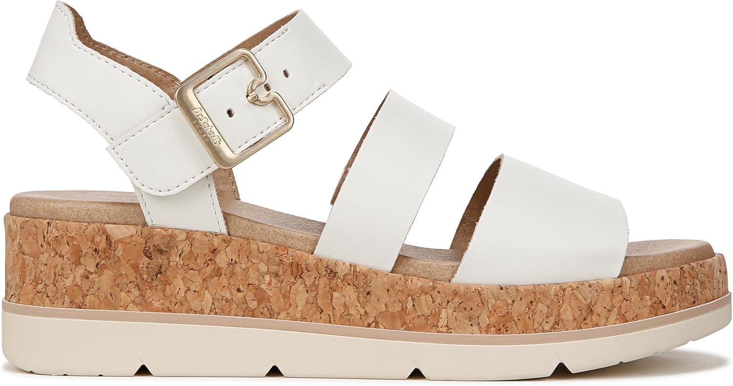 image:imageDr Scholls Shoes Womens Once TwiceWhiteCork