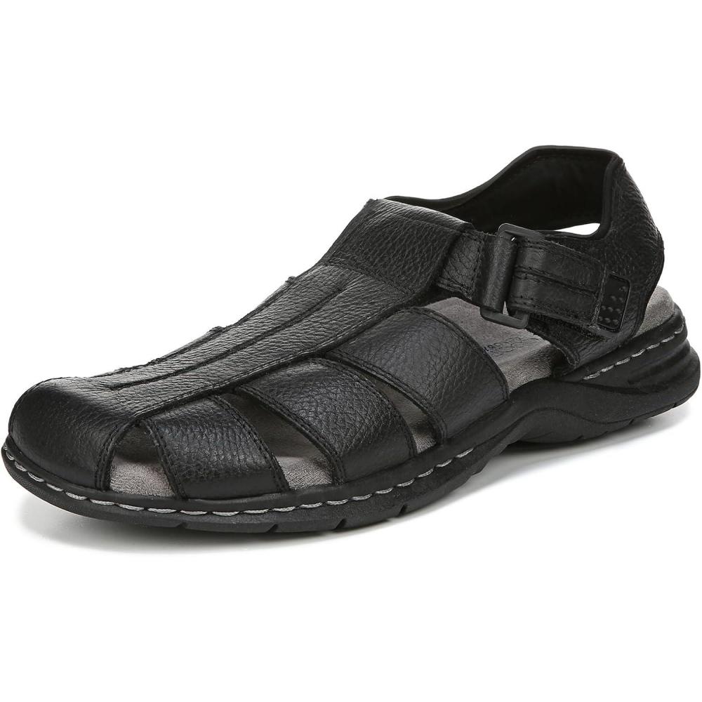 image:imageDr Scholls Shoes Mens Gaston SandalsBlack Leather