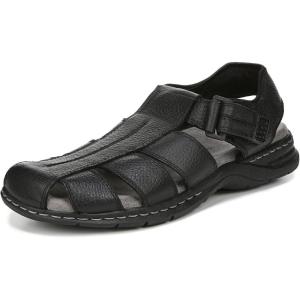 Dr. Scholl’s Shoes Men’s Gaston Sandals(Black Leather/)