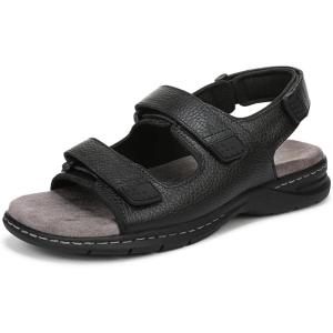 Dr.Scholl’s SHOES Men’s Gavin(Black Leather)