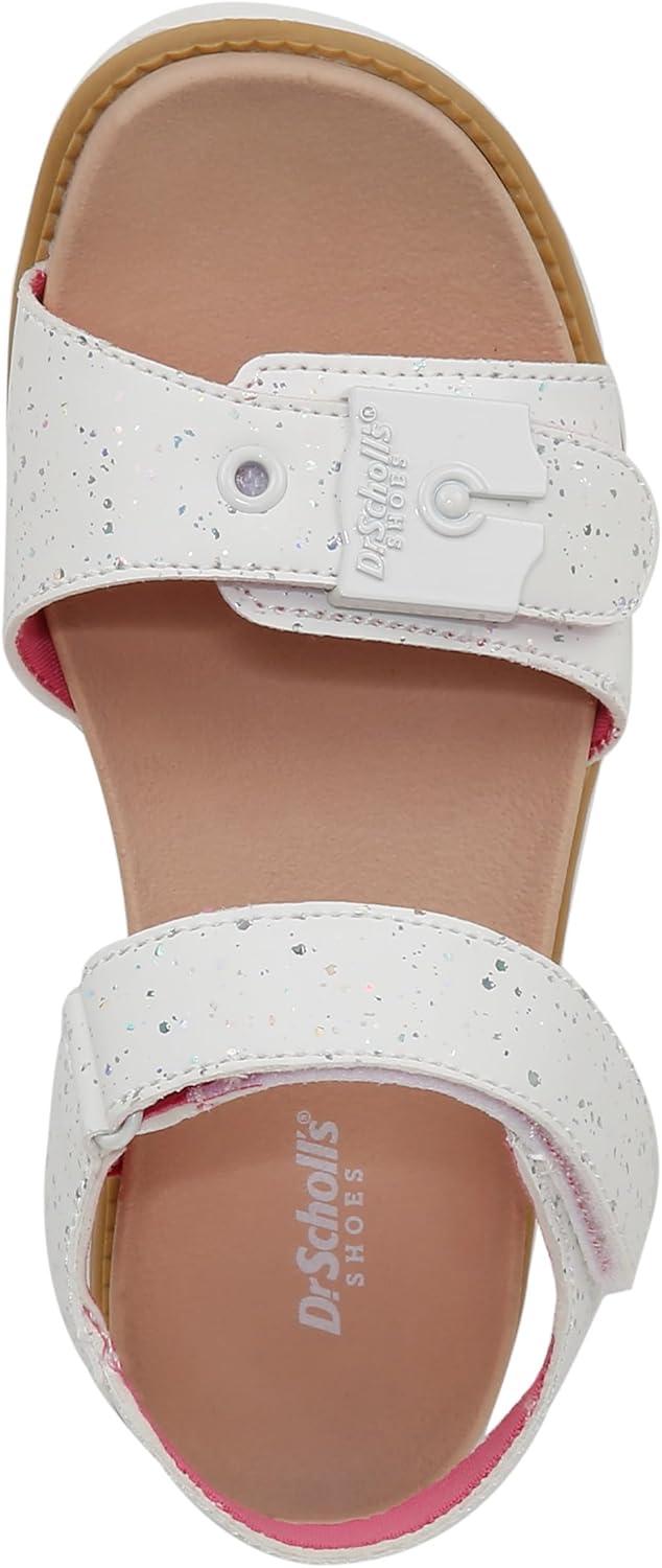 image:imageDrScholls SHOES girls Island Original Sandal KidsWhite Speckles Smooth