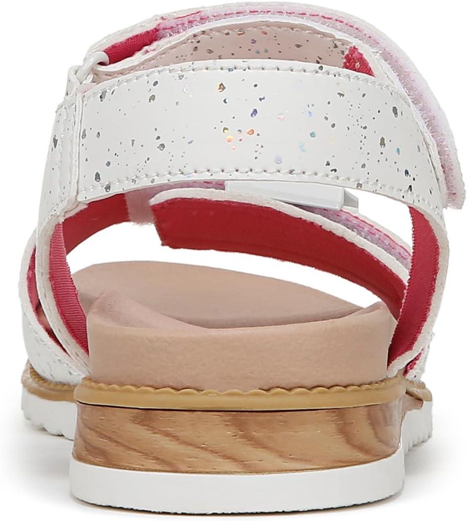 image:imageDrScholls SHOES girls Island Original Sandal KidsWhite Speckles Smooth