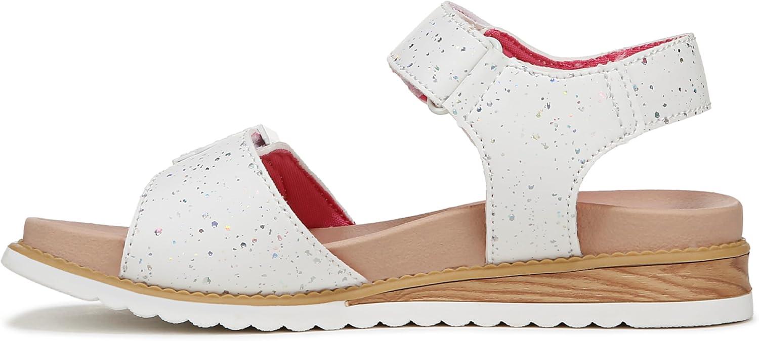 image:imageDrScholls SHOES girls Island Original Sandal KidsWhite Speckles Smooth