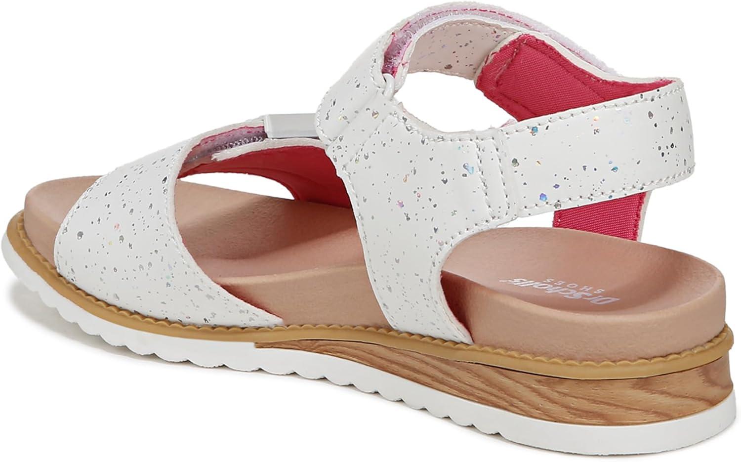 image:imageDrScholls SHOES girls Island Original Sandal KidsWhite Speckles Smooth