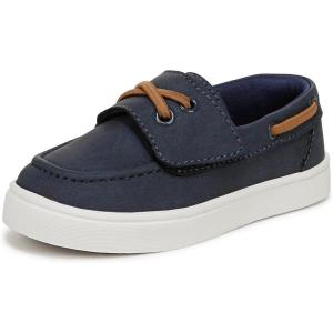 Dr.Scholl’s Shoes Baby Boys’ Madison Boat Toddler(Oxide Blue Smooth)