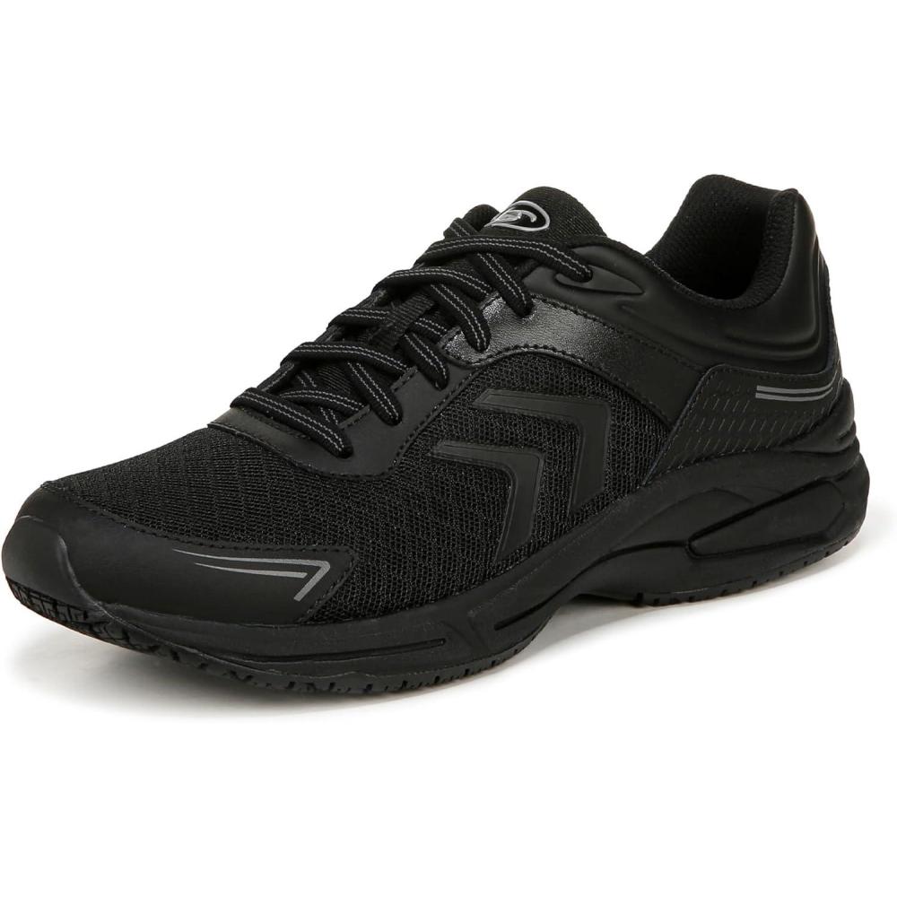 image:imageDr Scholls Womens Blaze Slip Resistant Work SneakerBlackBlack