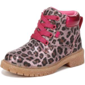 Dr. Scholl’s baby-girls Headstart Toddler(Leopard/Pink)