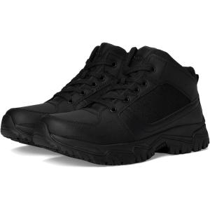 Dr.Scholl’s SHOES Men’s Boulder(Black Leather)