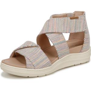 Dr.Scholl’s SHOES womens Time Off Fun(Natural Beige Rainbow)
