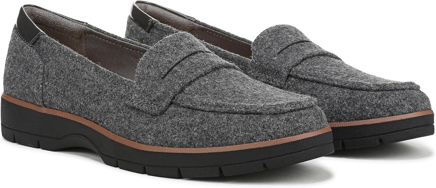 image:imageDr Scholls Shoes Womens Nice DayCharcoal Grey Wool