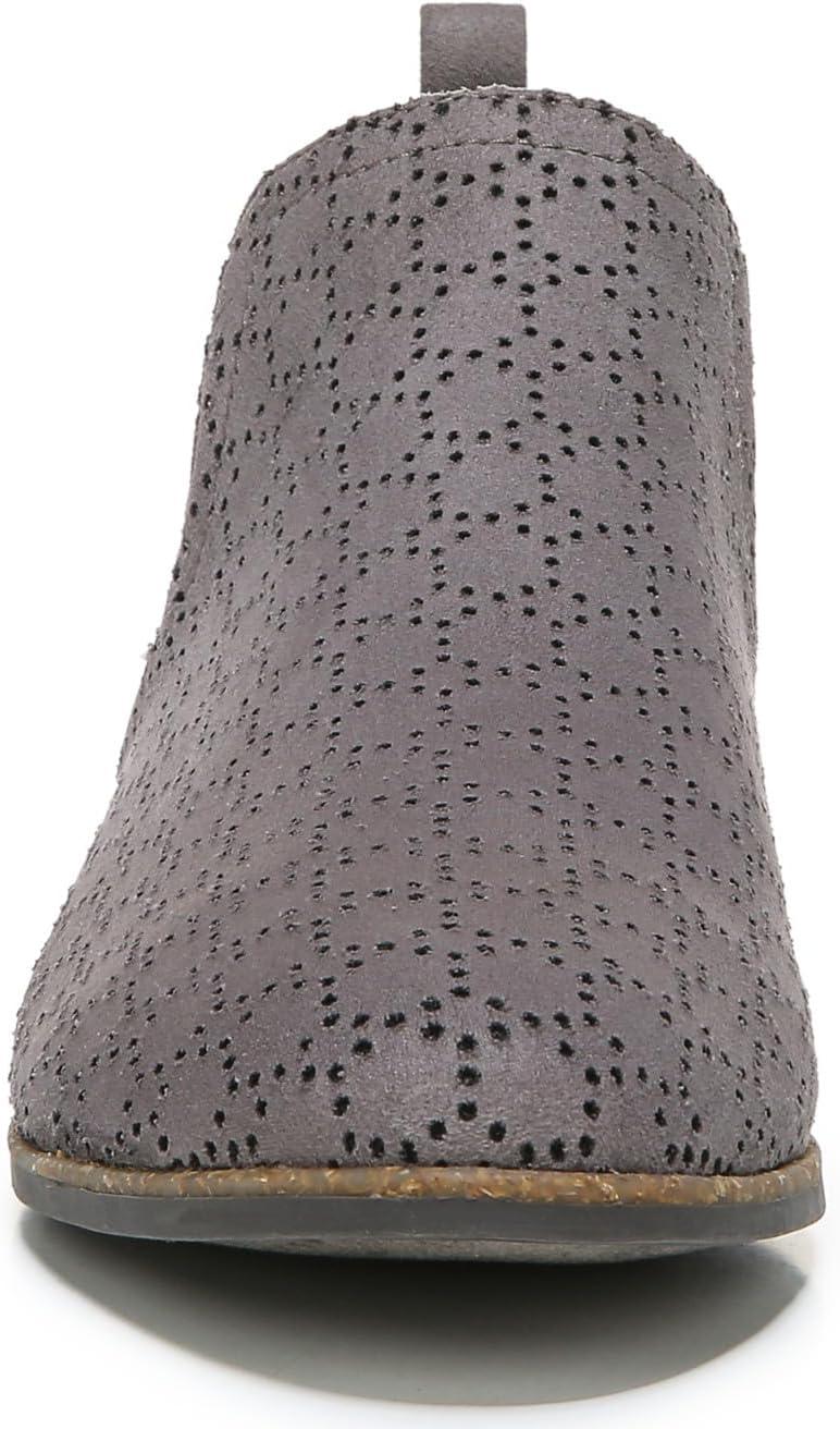 image:imageDr Scholls Shoes Womens RateDark Shadow Grey Perforated Microfiber Suede