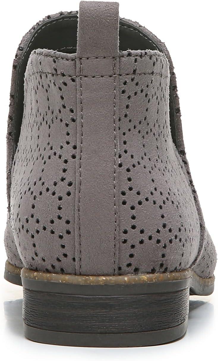 image:imageDr Scholls Shoes Womens RateDark Shadow Grey Perforated Microfiber Suede