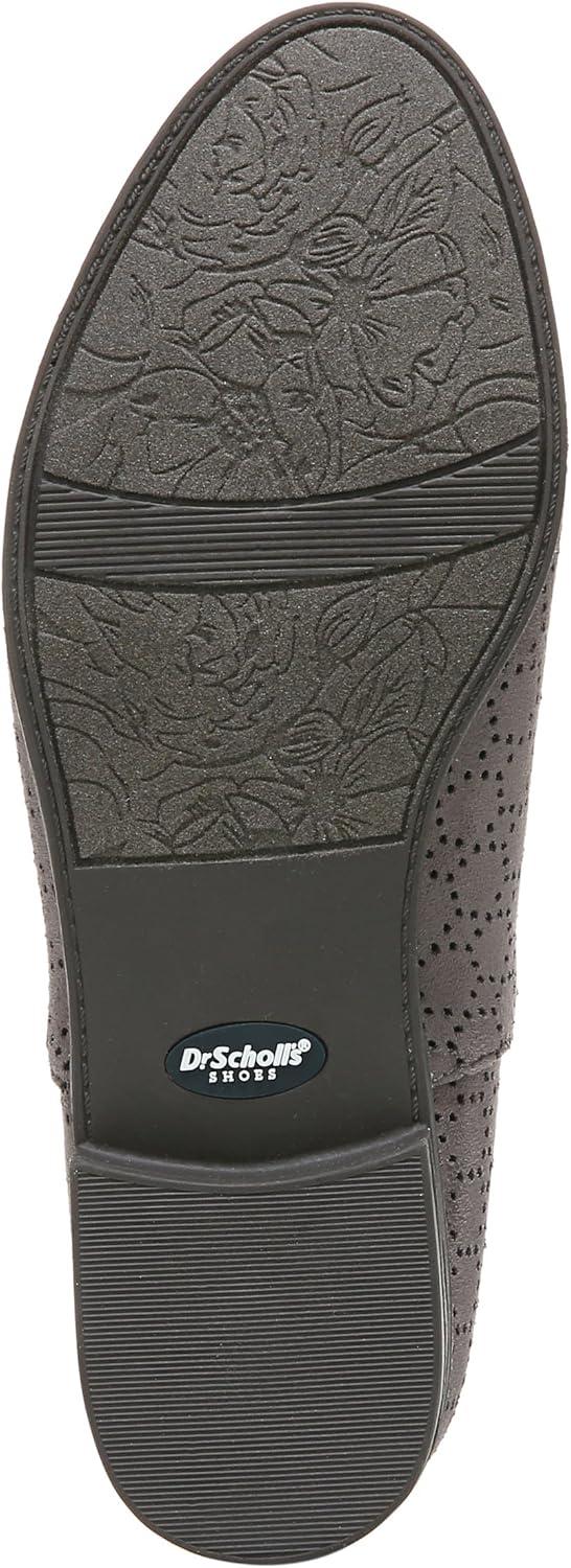 image:imageDr Scholls Shoes Womens RateDark Shadow Grey Perforated Microfiber Suede