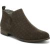 Olive Perforated Microfiber Suede