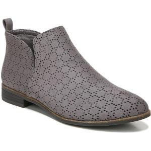 Dr. Scholl’s Shoes Women’s Rate(Dark Shadow Grey Perforated Microfiber Suede)
