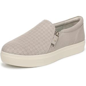 Dr.Scholl’s Shoes Women’s Madison Cloud Zip(Oyster Grey Microfiber Perf)