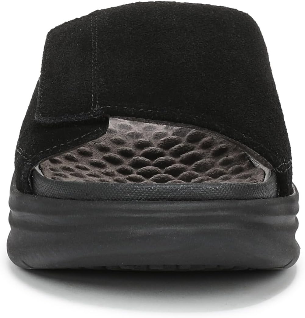 image:imageDr Scholls Feel Calm Recovery SandalsBlack Suede