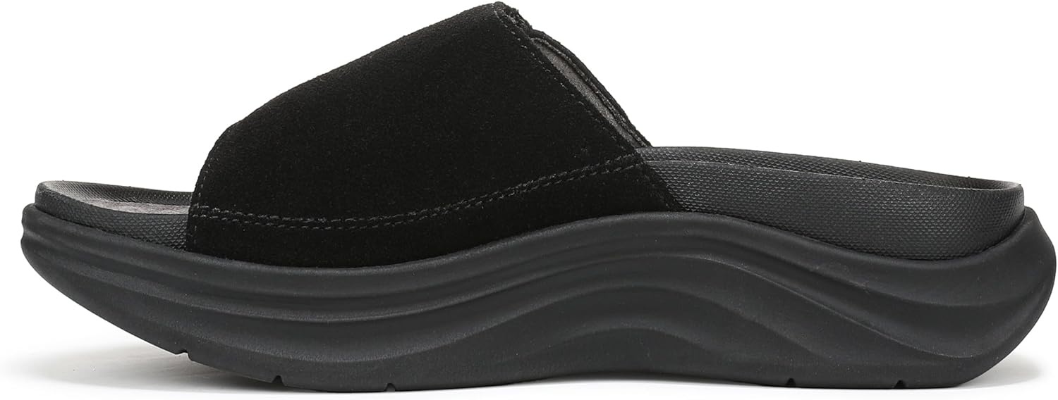 image:imageDr Scholls Feel Calm Recovery SandalsBlack Suede